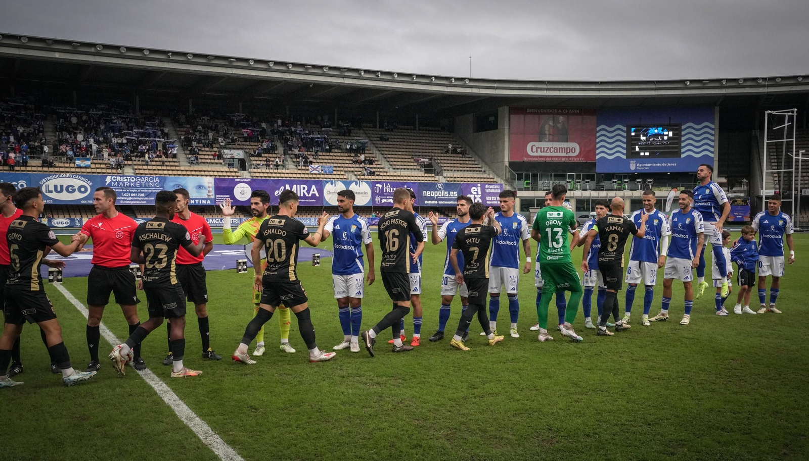 Imágenes del partido del Xerez CD - Orihuela