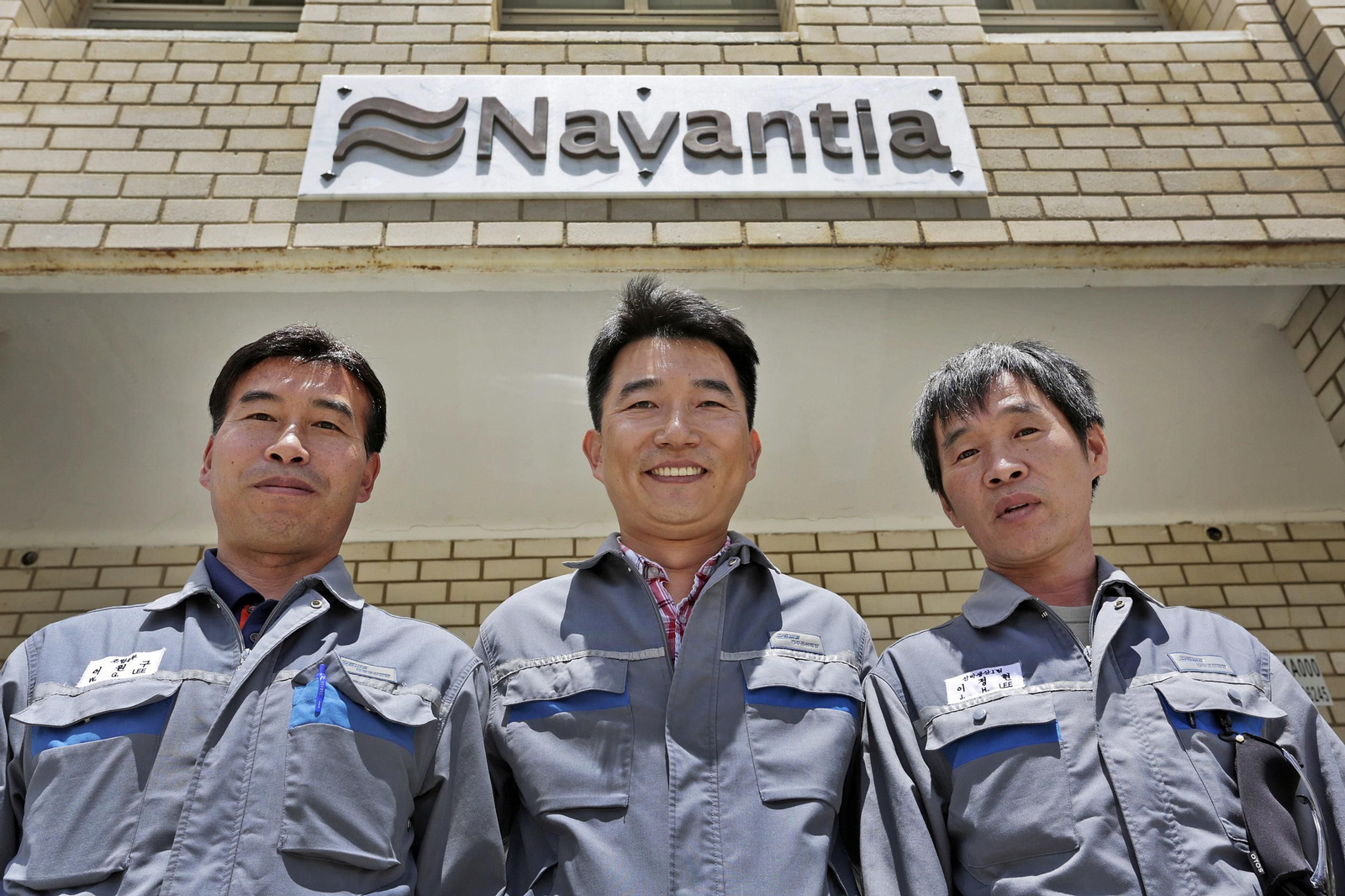 Imágenes de la construcción de los petroleros  tipo 'Suezmax' en Puerto Real