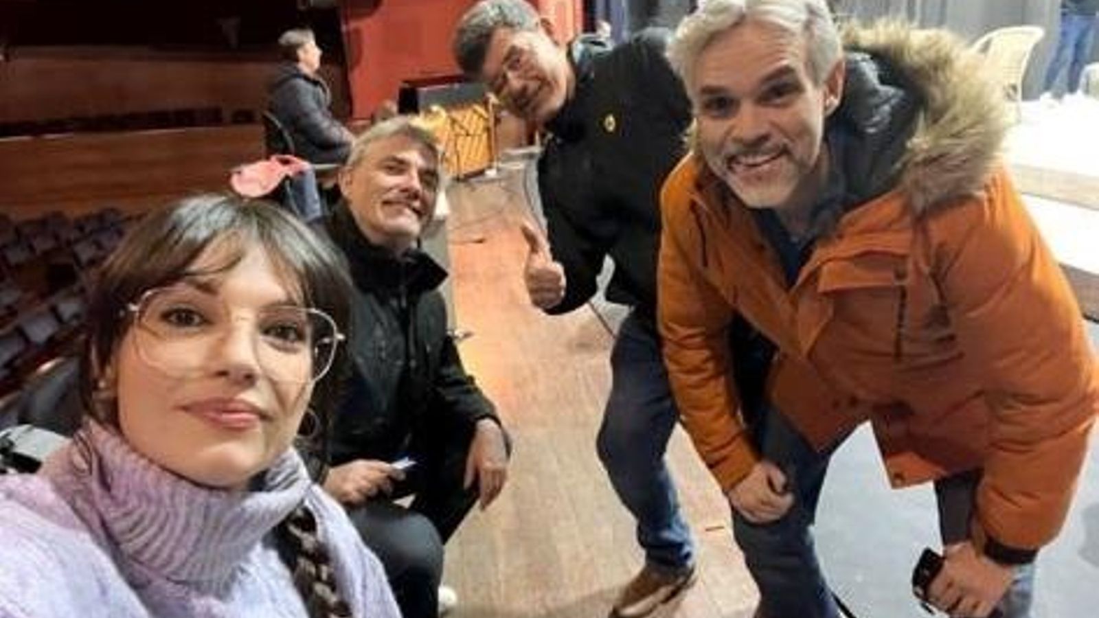 Varios de los artistas, este fin de semana en el Villamarta.