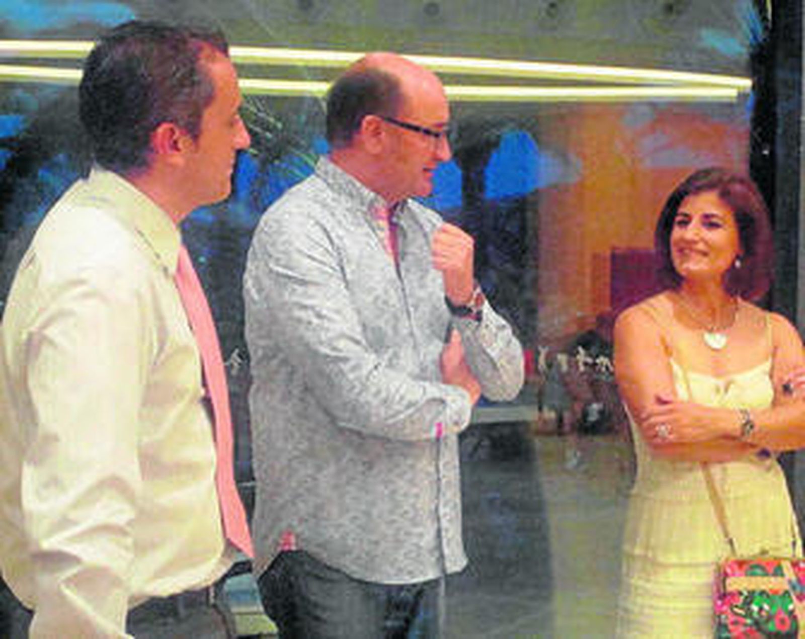 Antonio Torralbo, Javier Irigaray e Isabel María García Oller.