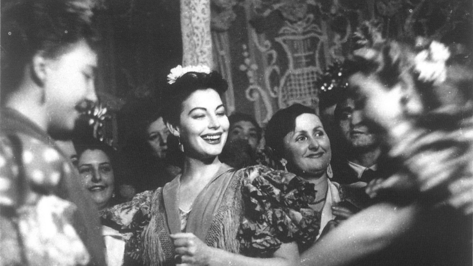 Ava Gardner, vestida de flamenca.