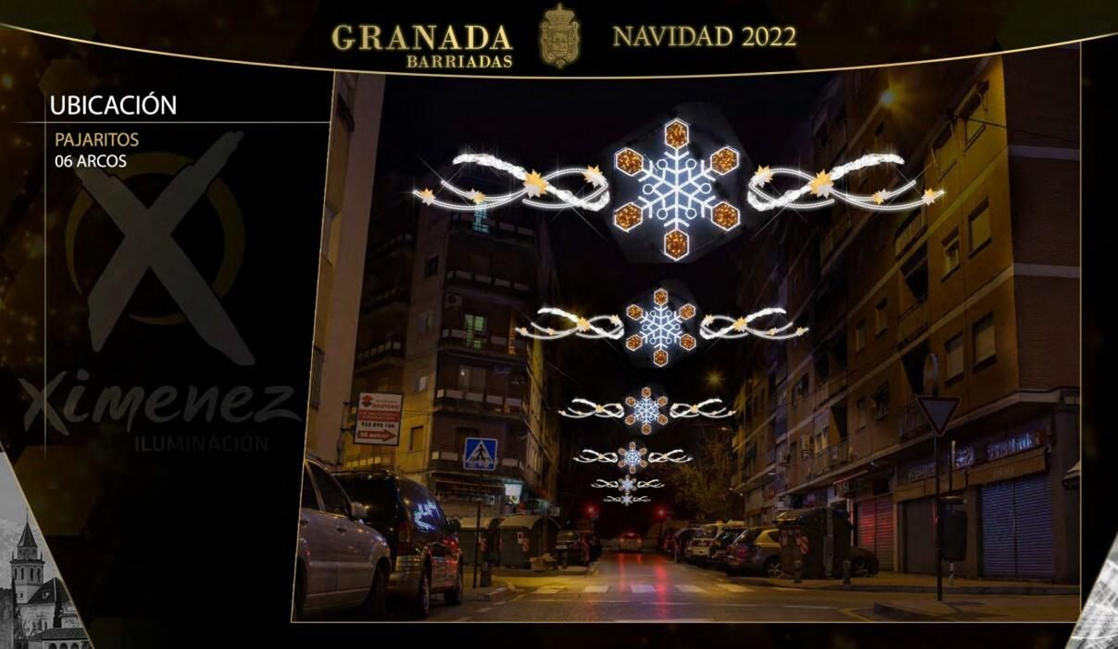 Estas son las luces de Navidad de los barrios de Granada, calle por calle