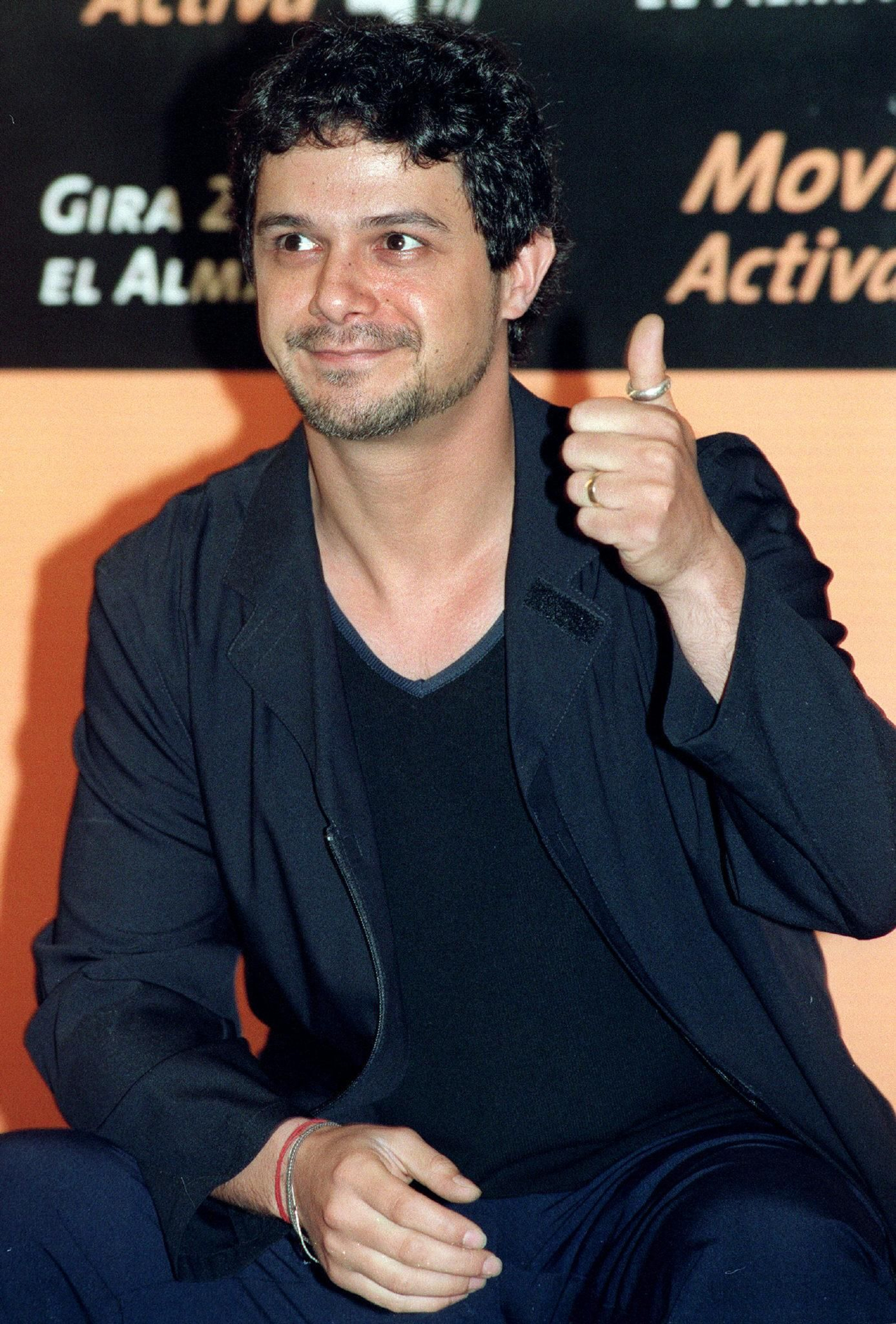 Imagen de Alejandro Sanz en 2001.