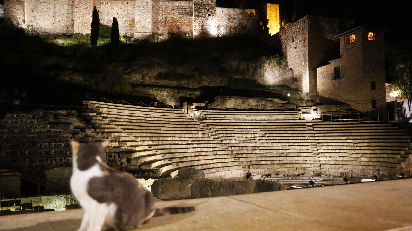 El Teatro Romano de Málaga.