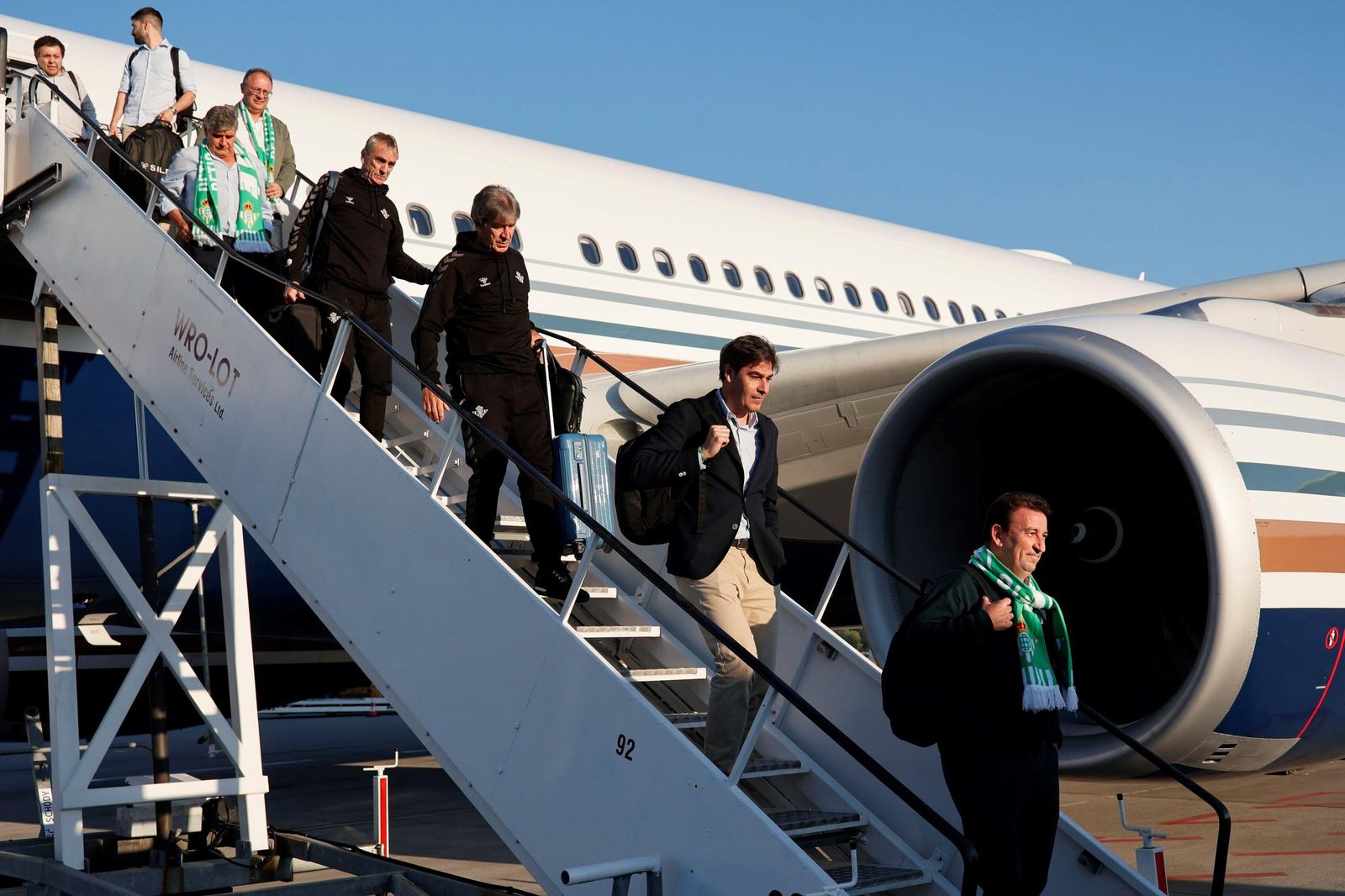 Las fotos del Betis en Breslavia