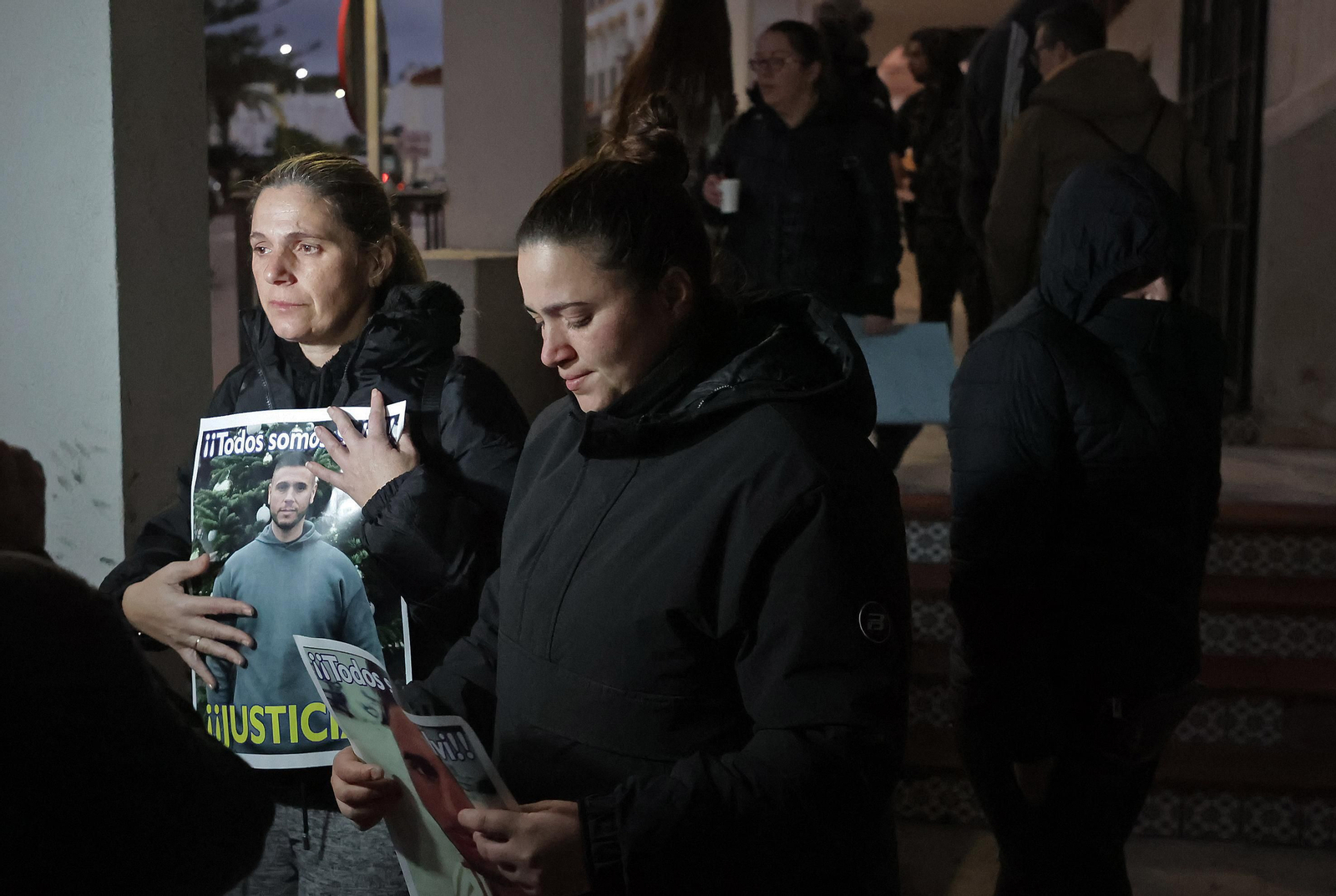 La entrada a los juzgados de San Roque del presunto asesino de Salvi, en imágenes