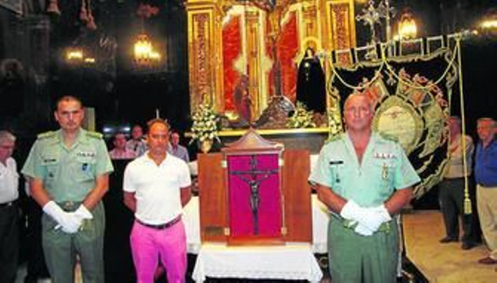 Acto celebrado en la capilla de la Congregación de Mena.