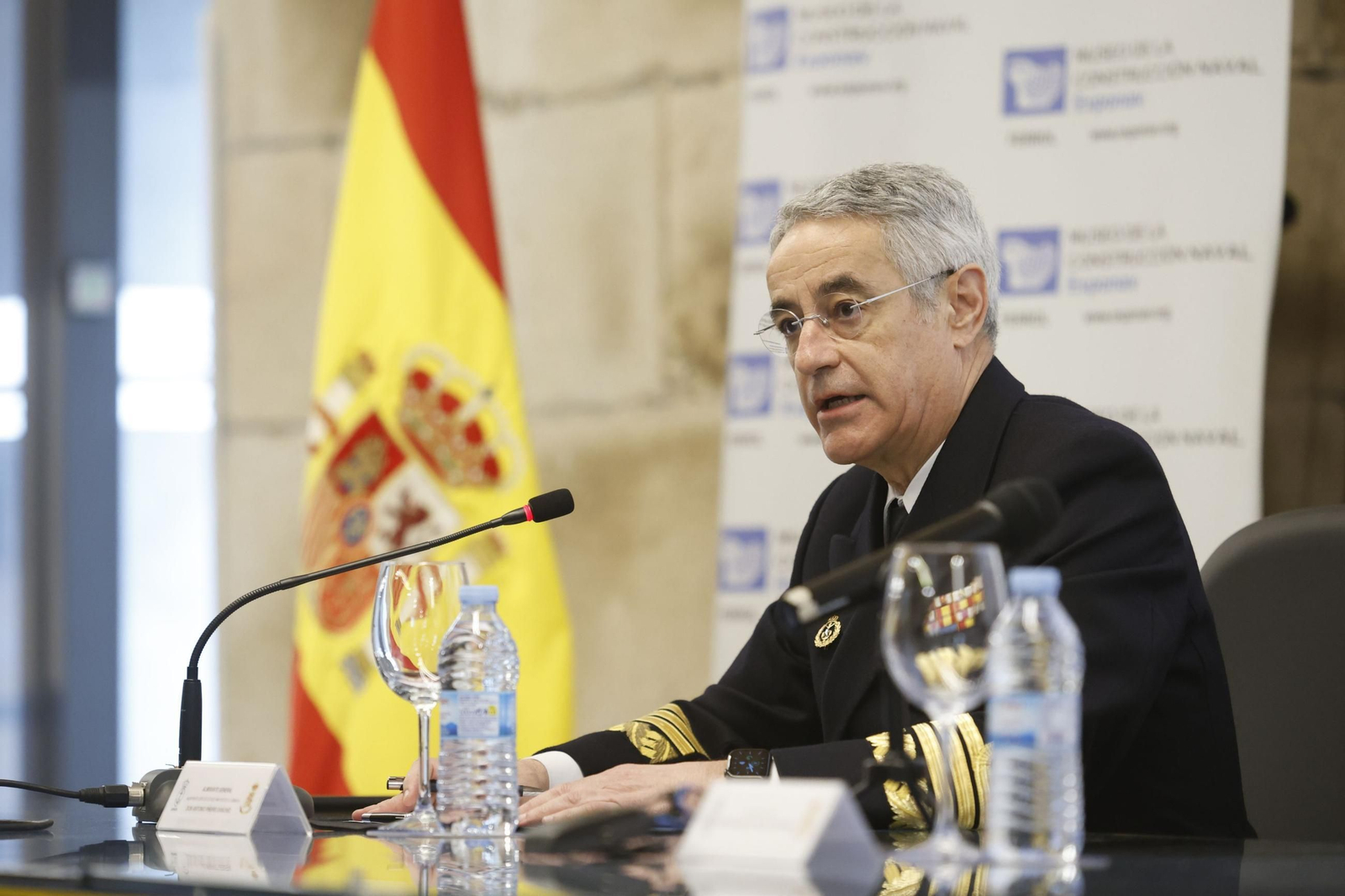 El jefe del Estado Mayor de la Armada (Ajema), almirante general Antonio Piñeiro.