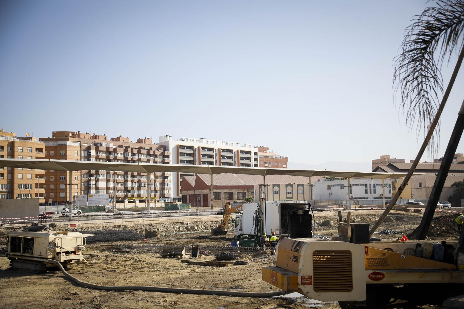 Imágenes del desmantelamiento de la estación intermodal
