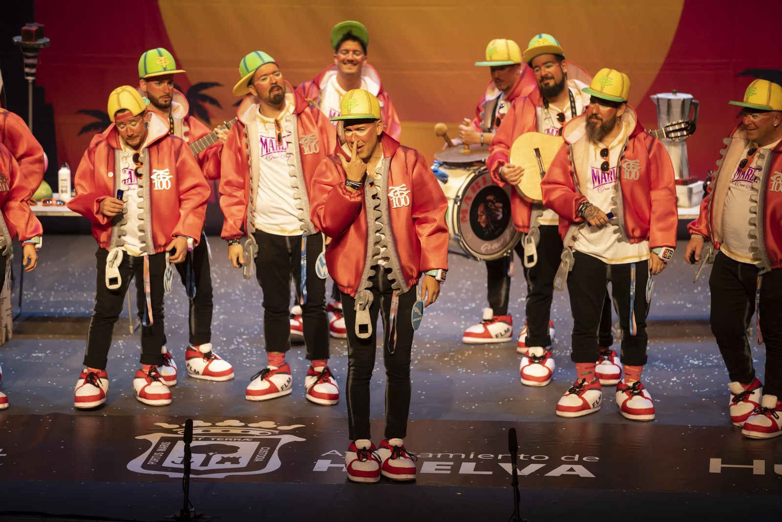 La última jornada de semifinales del Carnaval de Huelva, en imágenes