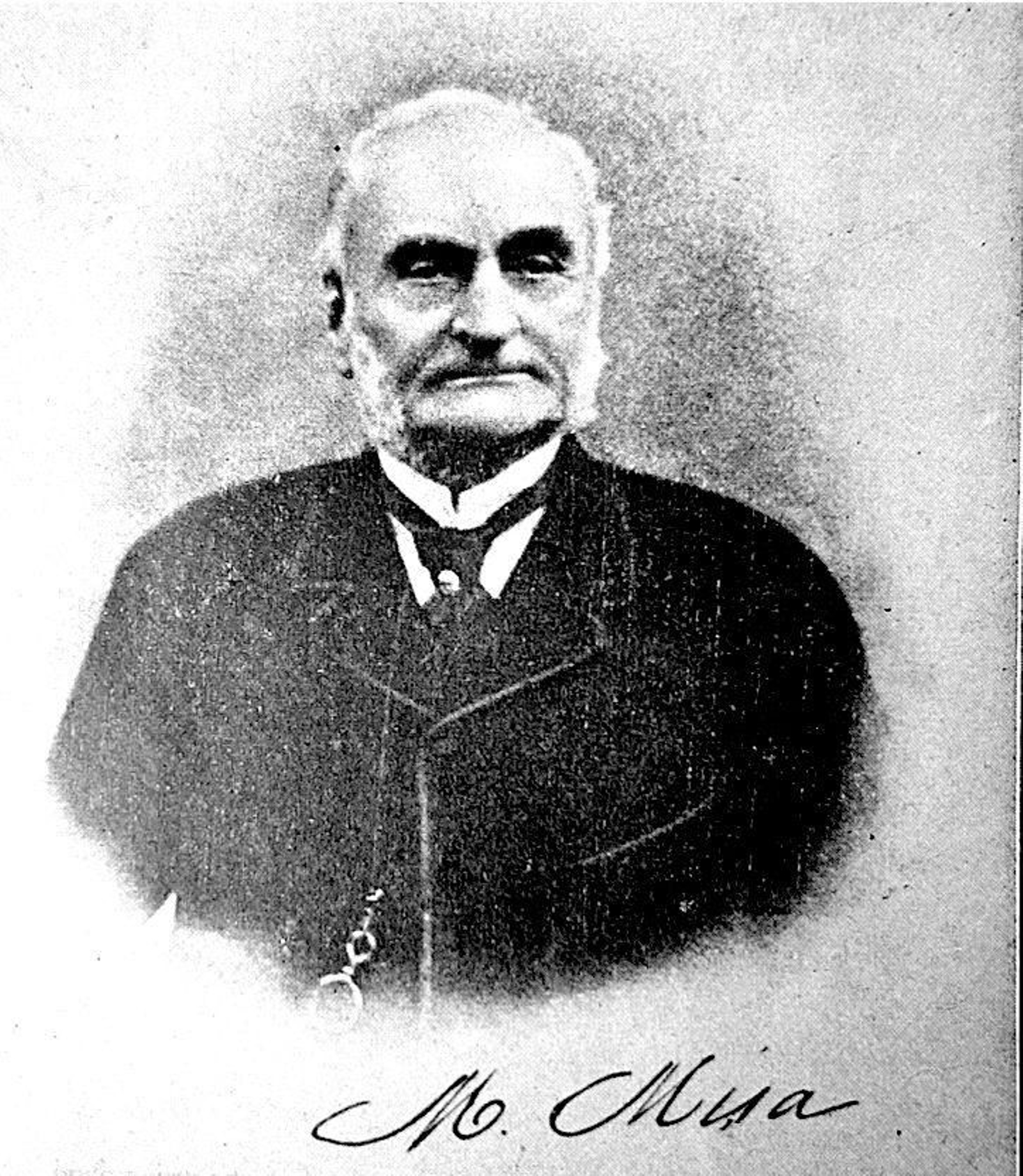 Retrato de Manuel Misa Bertemati.