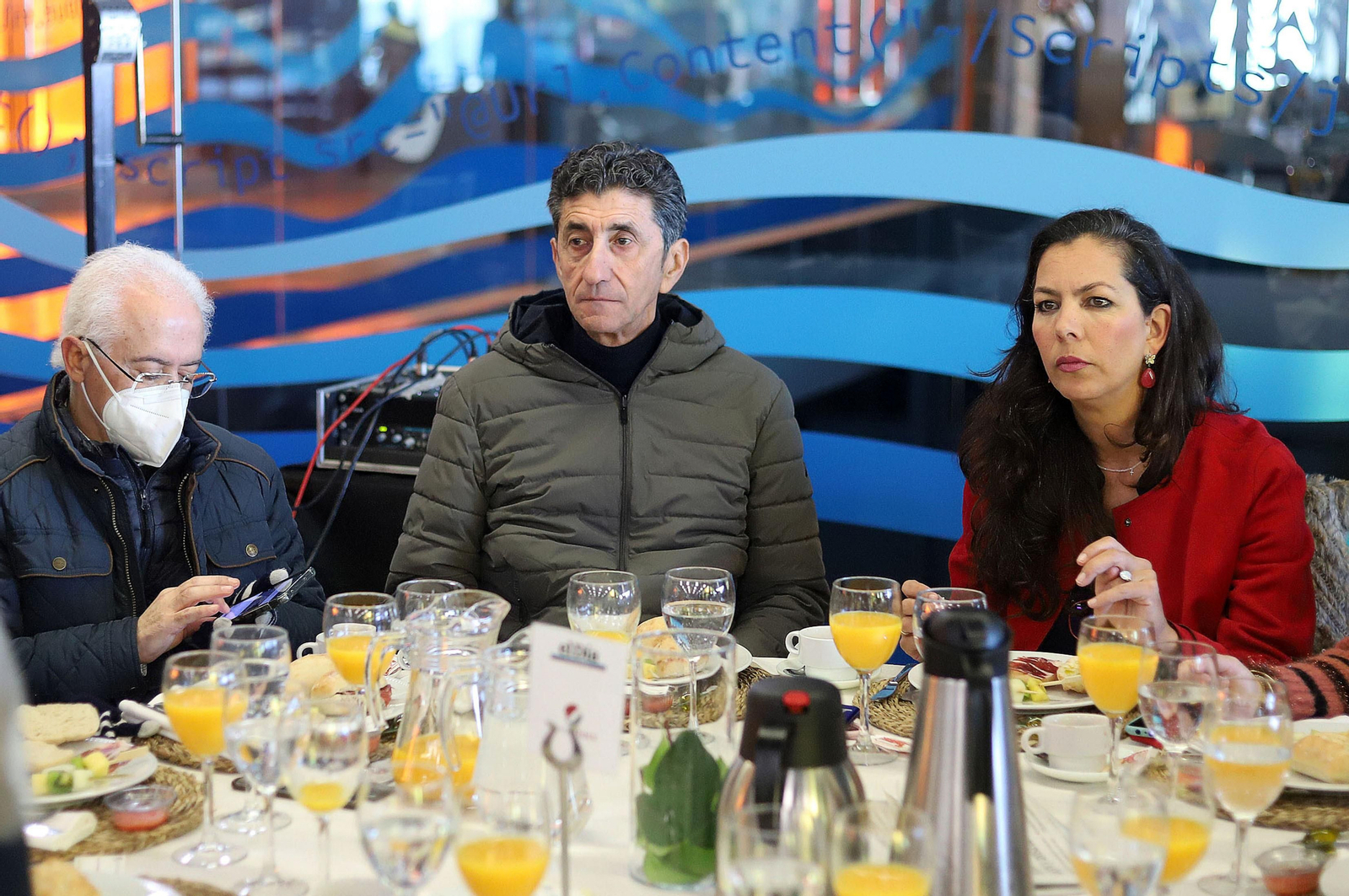 Imágenes de los asistentes al Desayuno Coloquio "Economía azul, claves para el desarrollo sostenible" organizado por el Grupo Joly