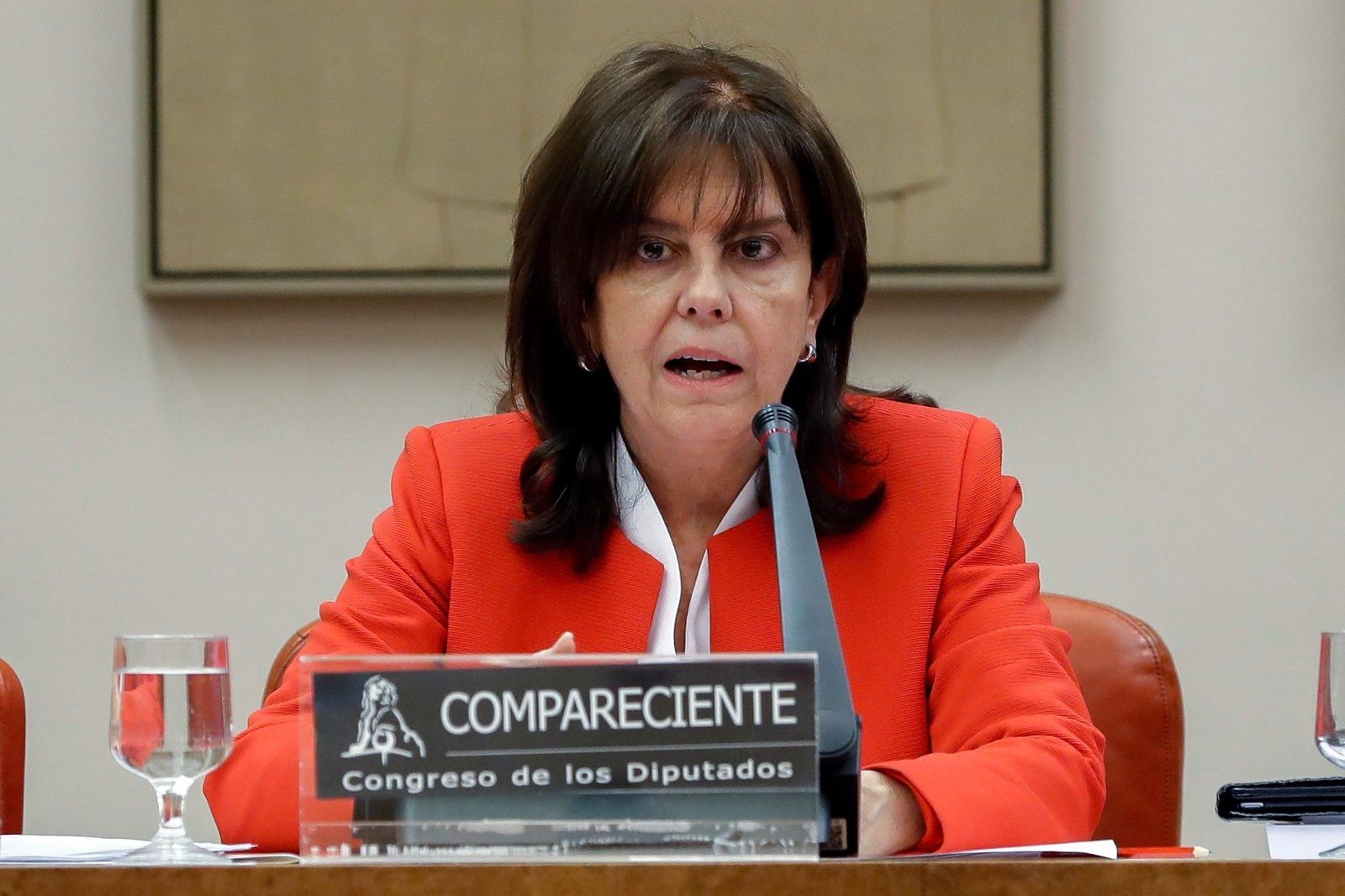 Pilar Platero, ayer.