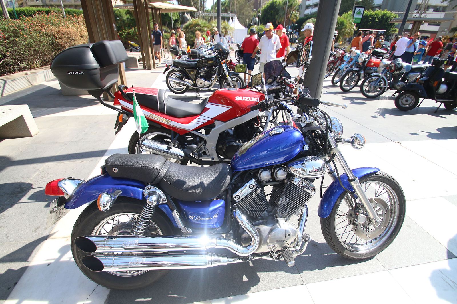 Fotogalería de la exhibición de motos antiguas. Feria Almería 2019