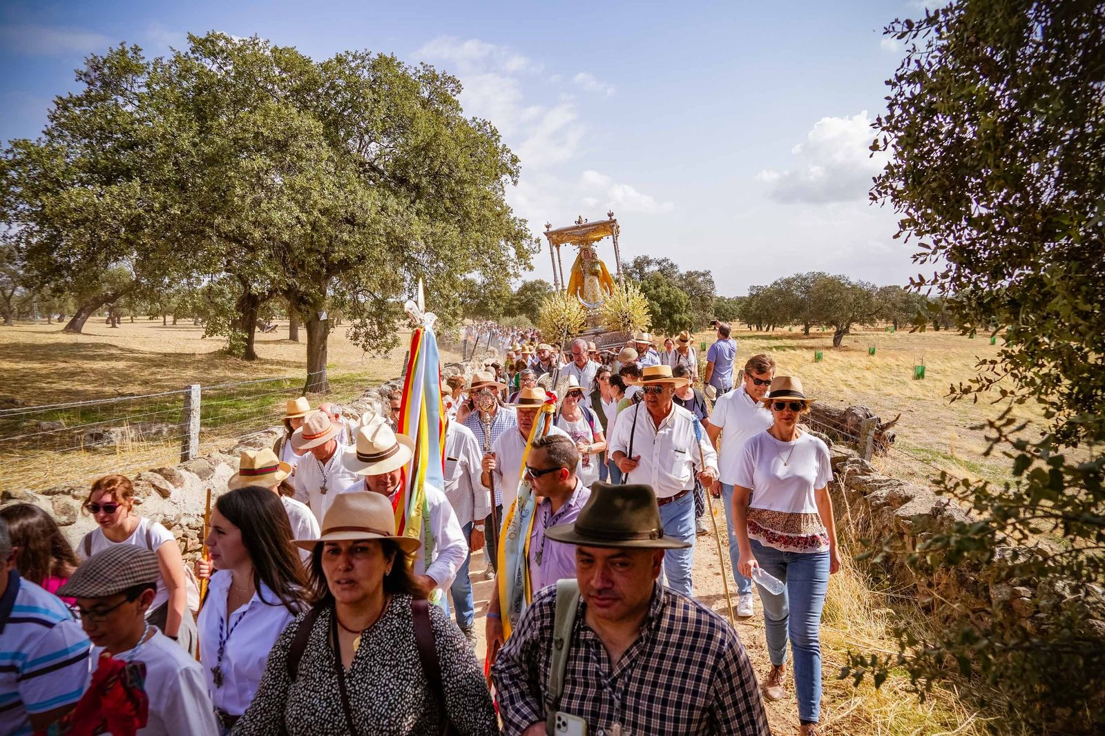 Las mejores imágenes del regreso de la Virgen de Luna a su santuario
