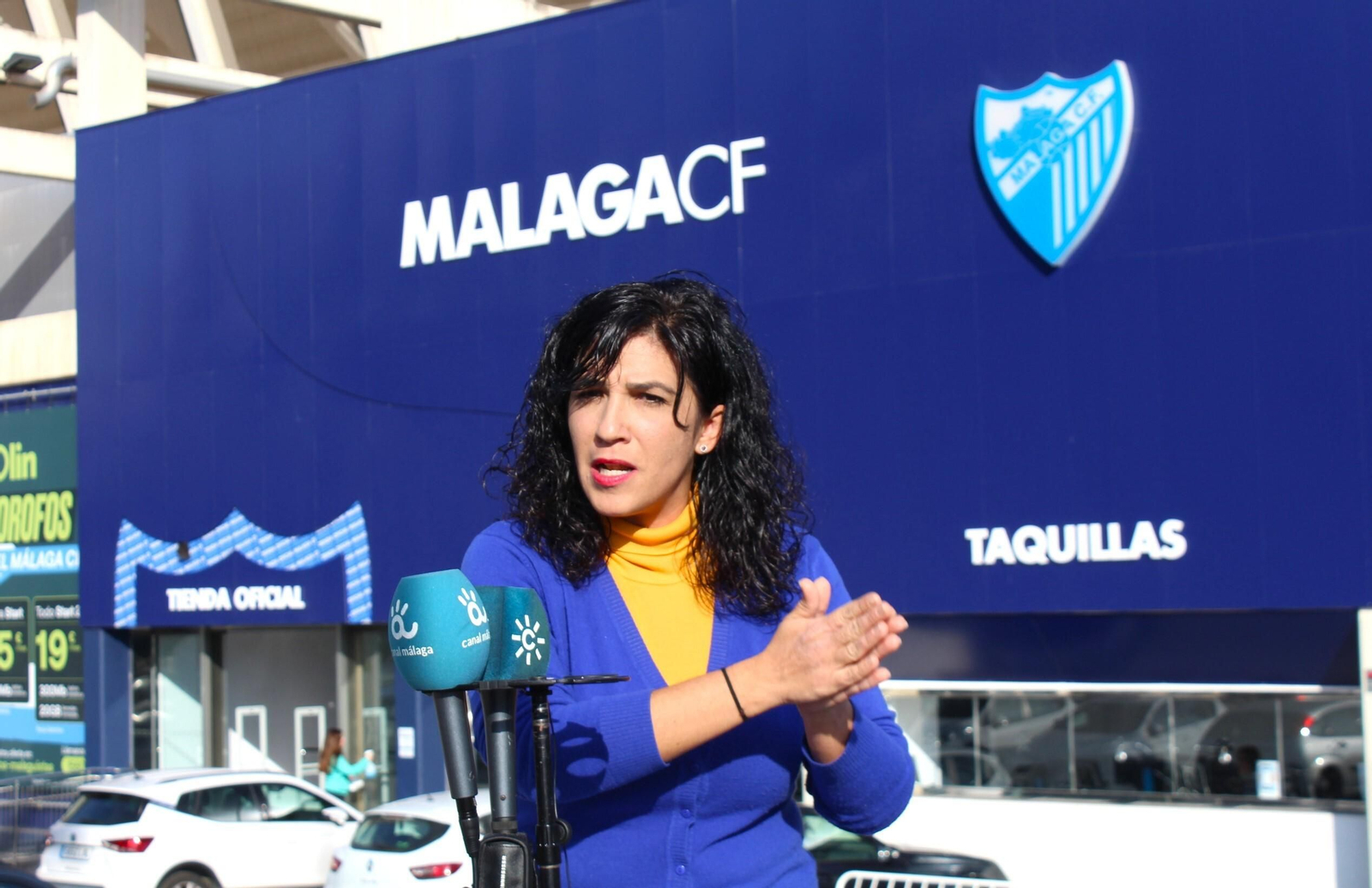 Toni Morillas, en La Rosaleda. Toni Morillas, en La Rosaleda.
