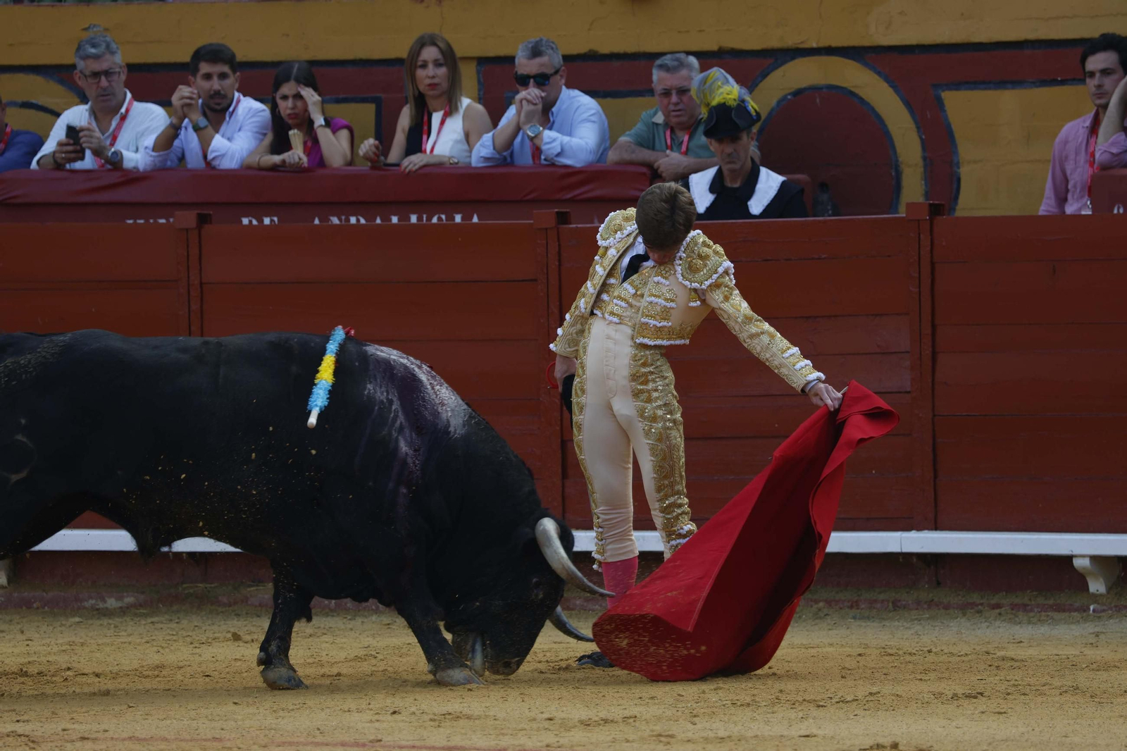 Fotos de la brava corridade La Palmosilla con Emilio de Justo, Borja Jiménez y David de Miranda