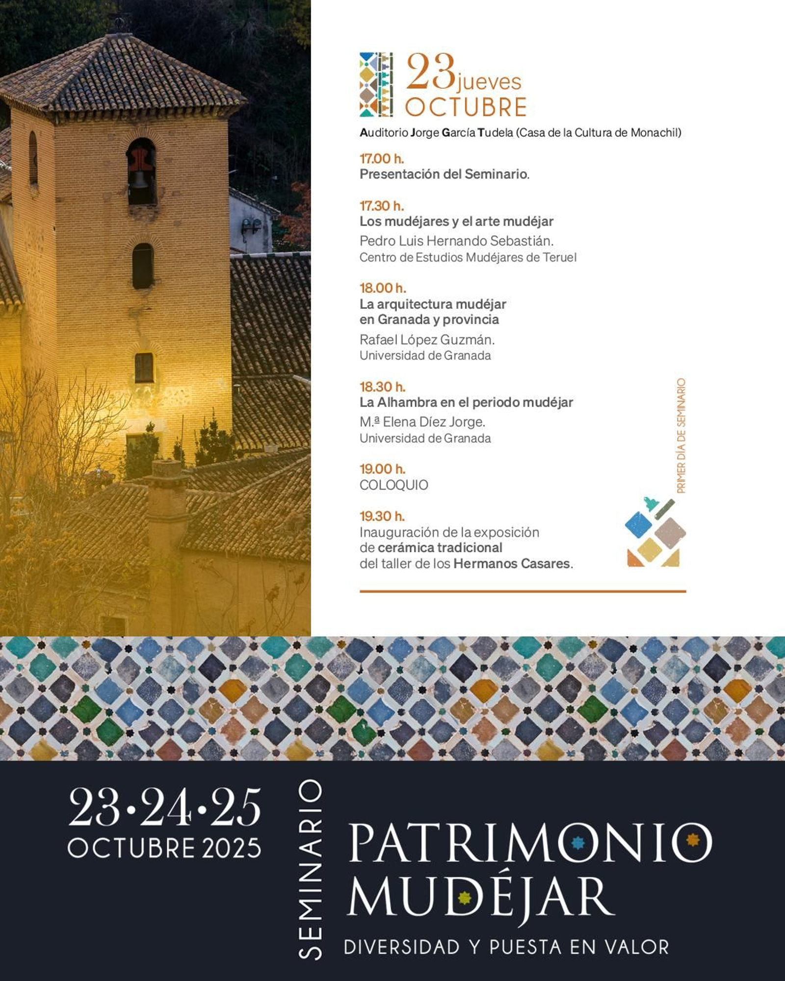 Programa del Jueves 23 de octubre.