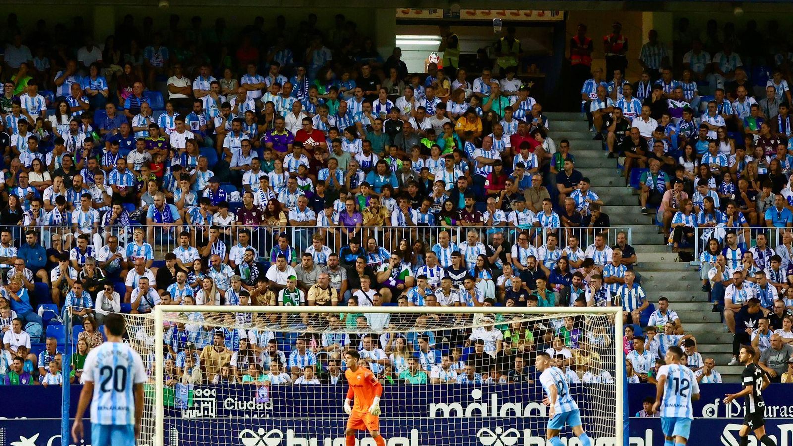 El Málaga CF - Elche, en fotos