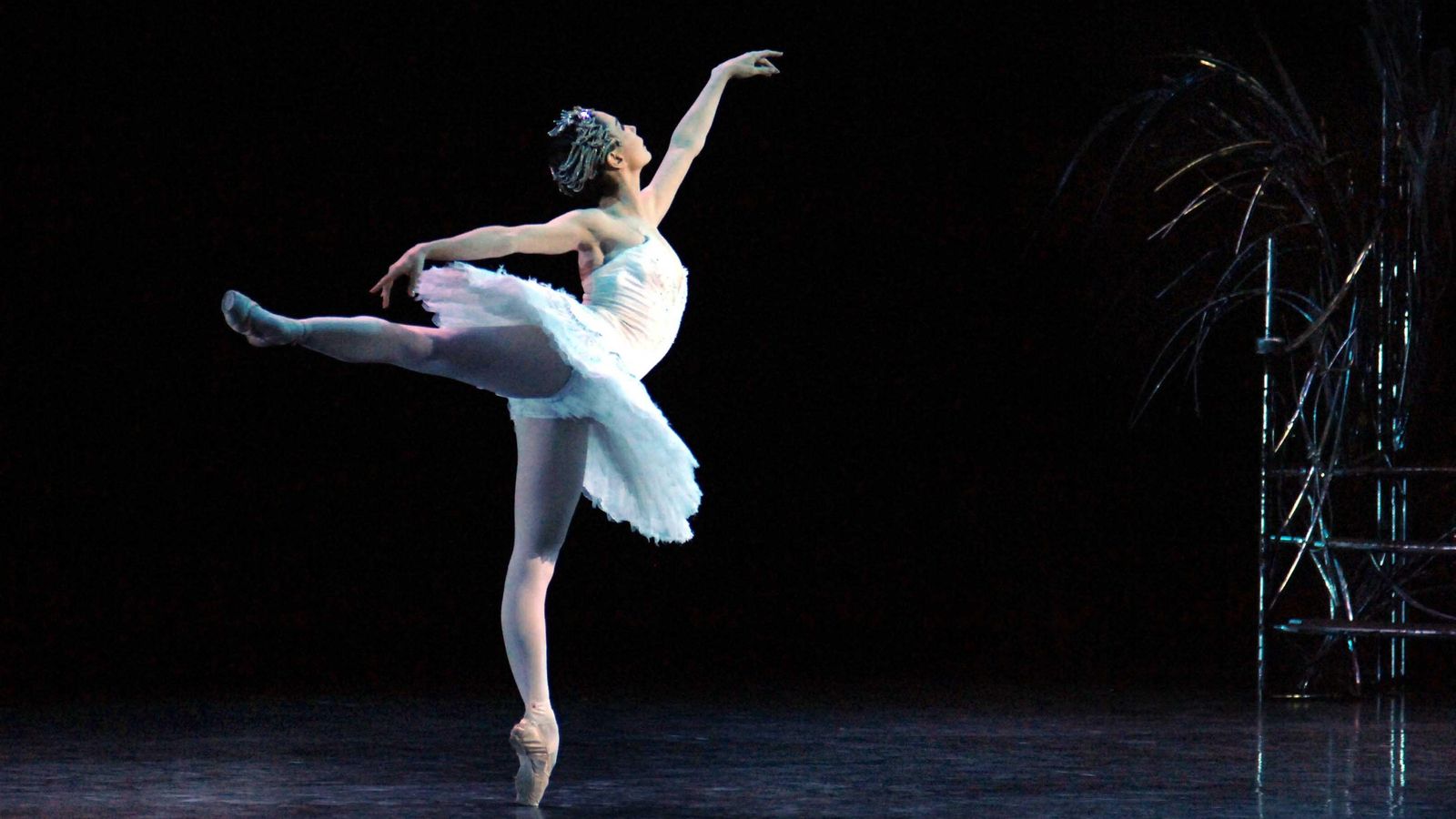 Tamara Rojo en sus formidable doblamiento de Odette-Odile en 'El lago de los cisnes'