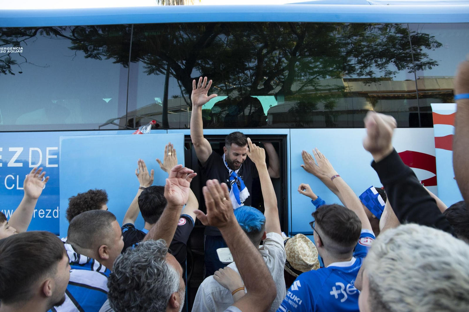 Así ha recibido la afición del Xerez DFC al equipo tras el ascenso