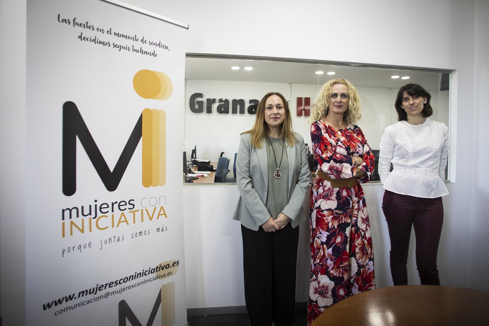 De izquierda a derecha: Maribel Guerrero, Elisa Campoy y María Ángeles Vera.