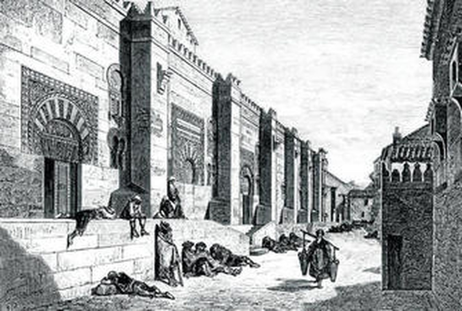 La Mezquita de Córdoba, ilustrada por Gustave Doré en el siglo XIX.