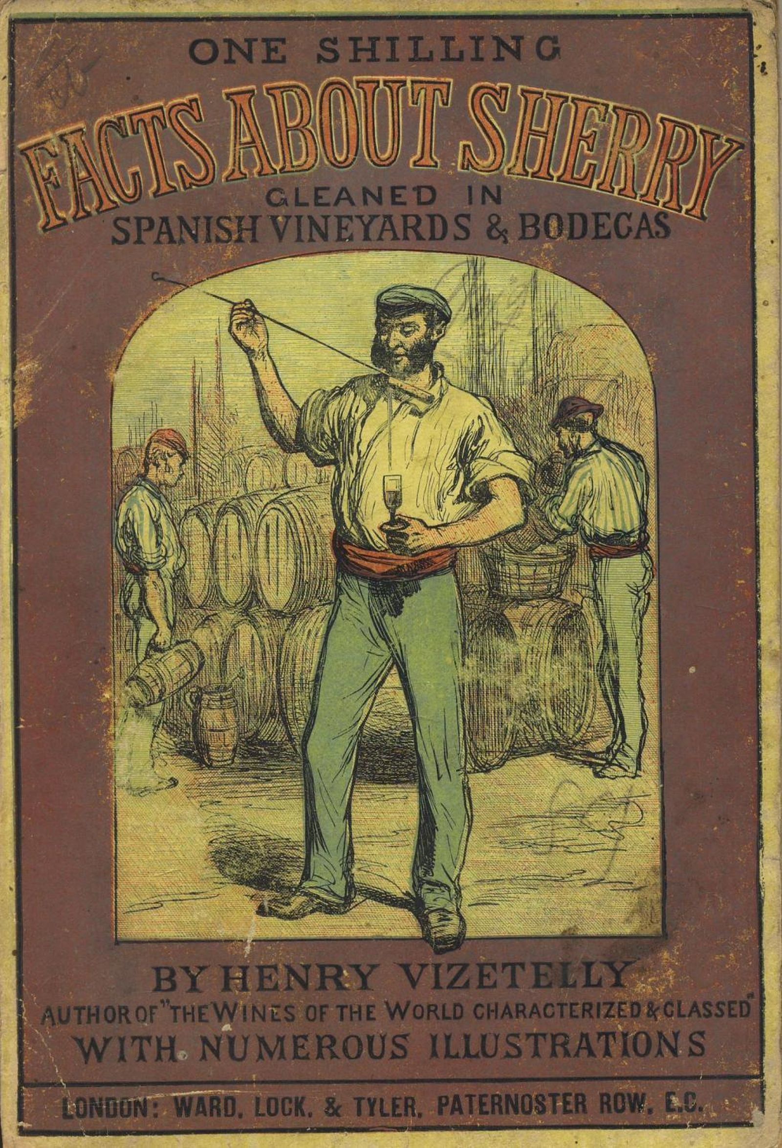 Portada de Facts about sherry, 1876.