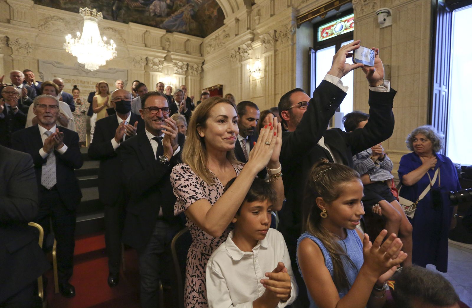 Homenaje a Celia Villalobos en el Ayuntamiento de Málaga (fotos)
