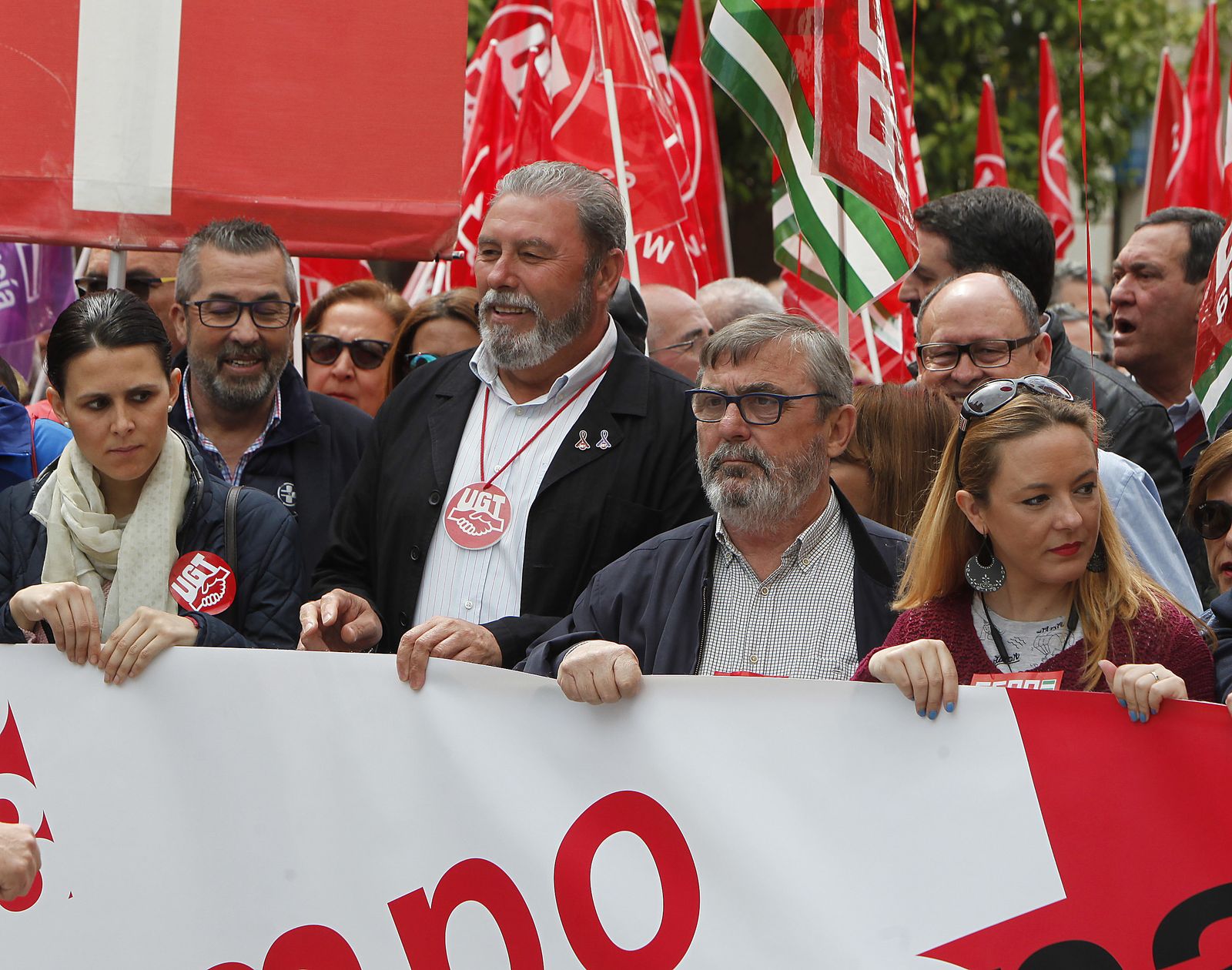 La manifestación del 1 de mayo en Sevilla