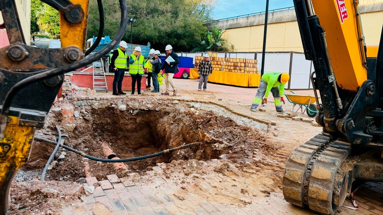 Fuengirola avanza en la creación del Centro de Visitantes Arqueológico en el Palacio de la Paz