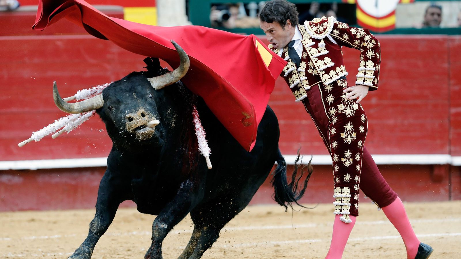 Finito de Córdoba, durante una corrida de Fallas en Valencia.
