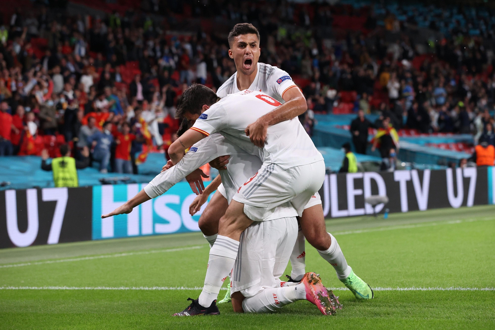 Las imágenes de la semifinal Italia-España de Eurocopa