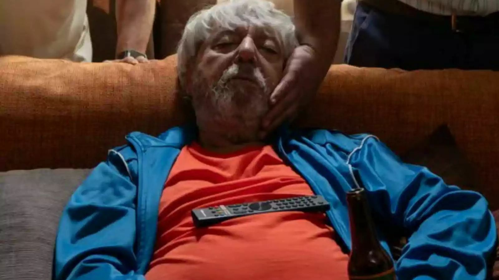 Imagen de la muerte de Vicente Maroto en 'La que se avecina'.