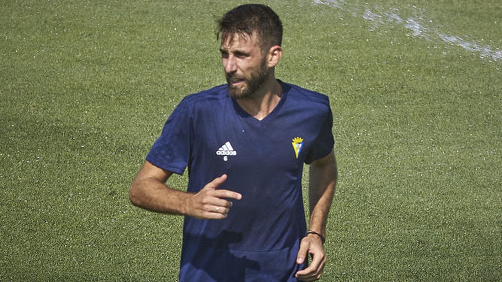 José Mari, durante un entrenamiento.