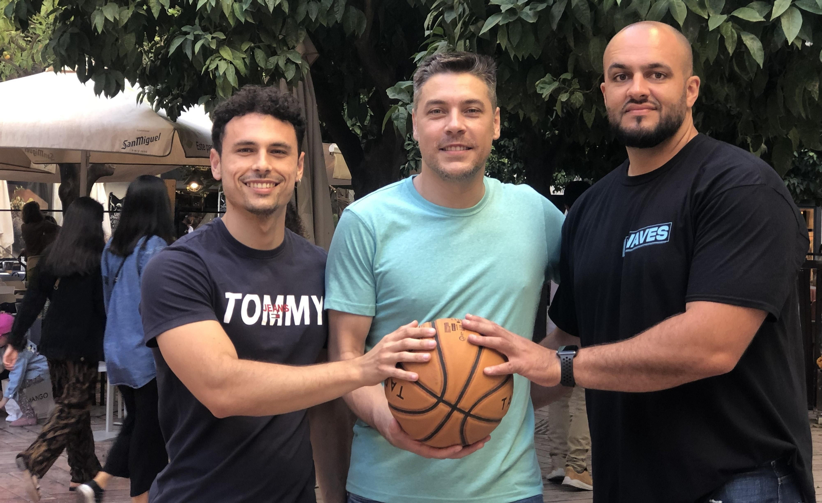 Miguel Aguilar, Pablo García y Carlos Alonso.