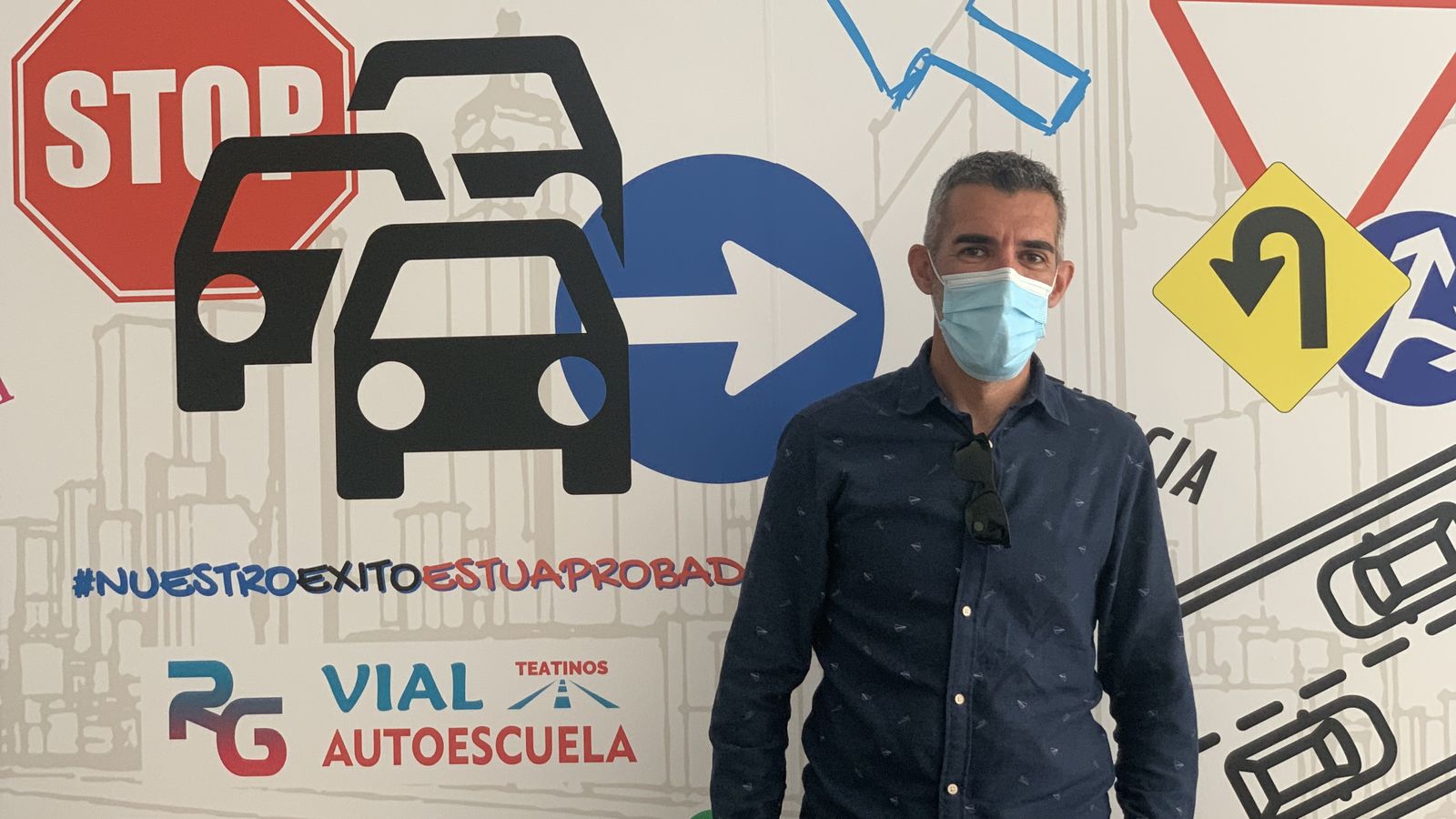 Daniel Rodríguez, dueño de Autoescuela RG VIAL.