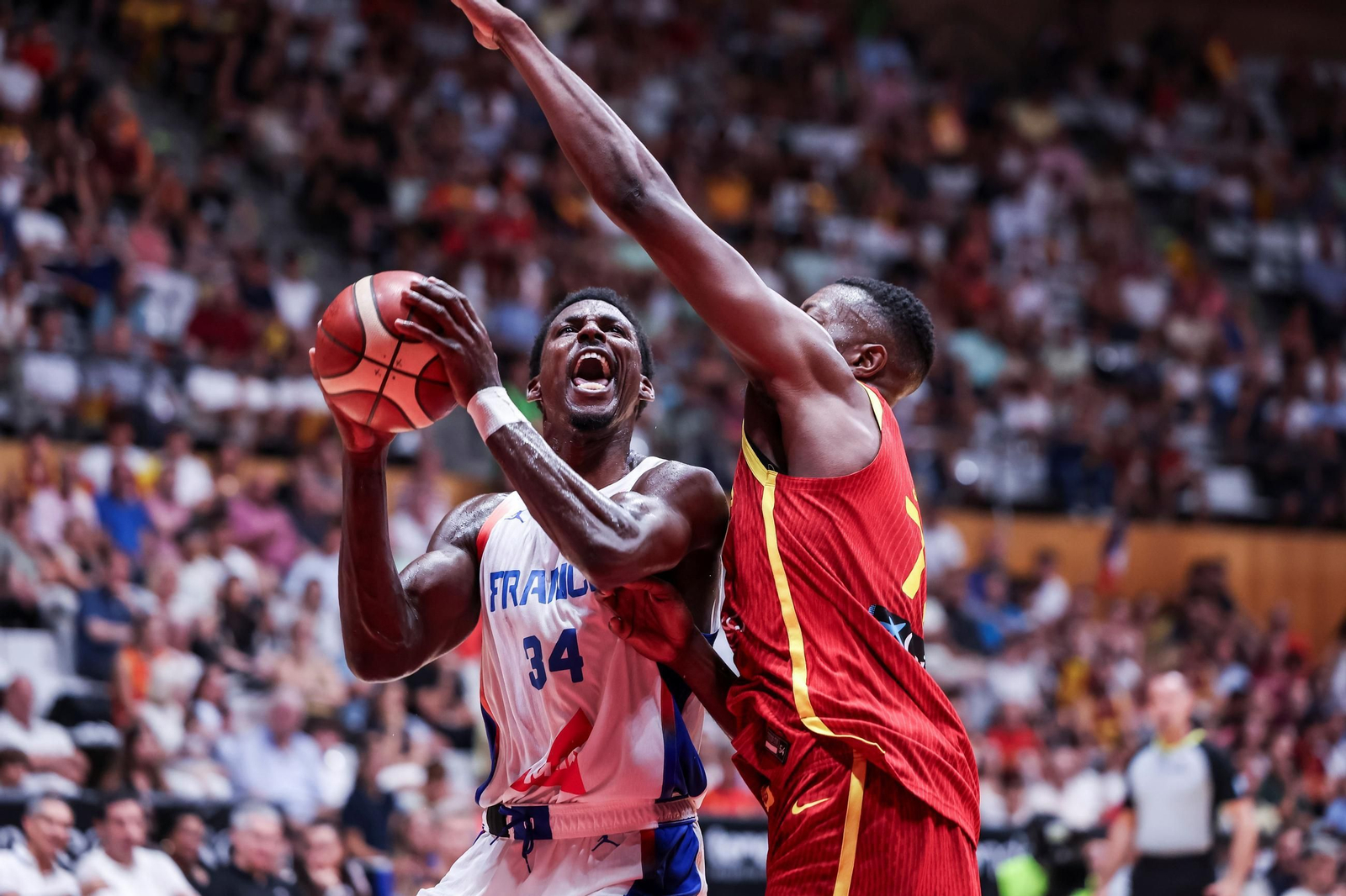 Las fotos del España - Francia de baloncesto