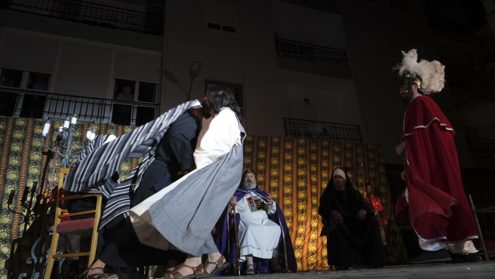 Imágenes de la Pasión Viviente en la Semana Santa de Gádor 2023