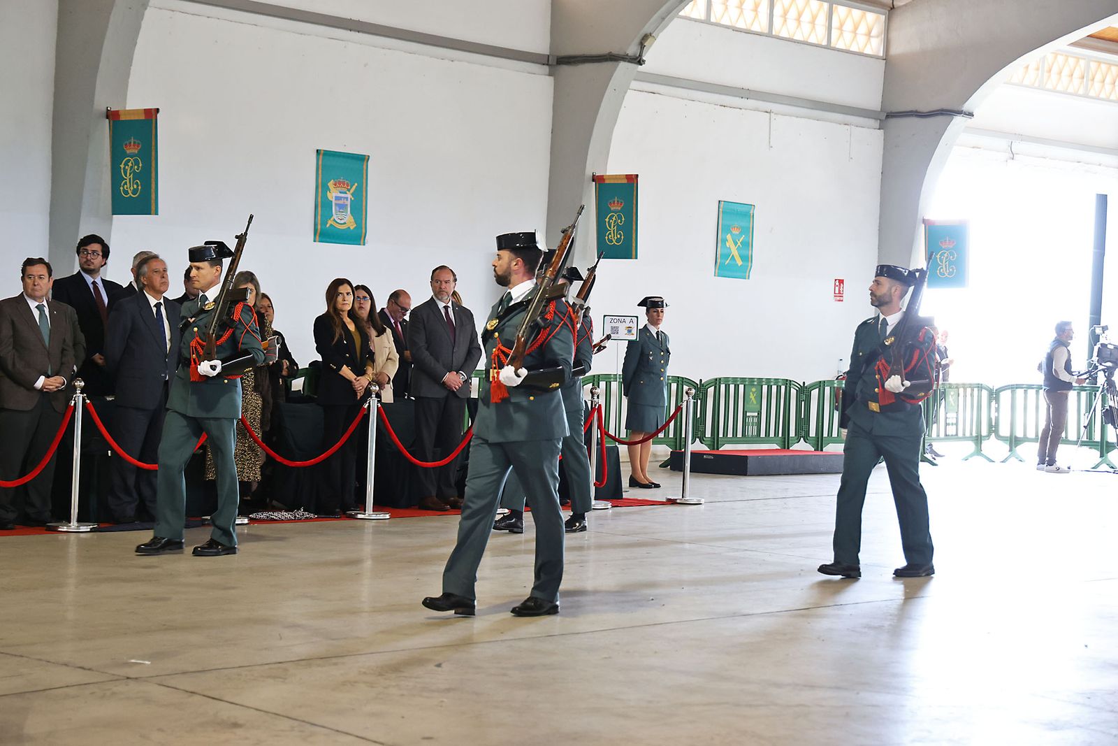 Imágenes de la jura del cargo de Julio Serrano Checa como Jefe de la Comandancia de la Guardia Civil de Huelva