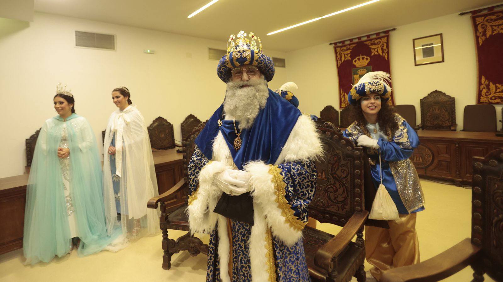 Las fotos de la recepción a los Reyes Magos en el ayuntamiento de La Línea