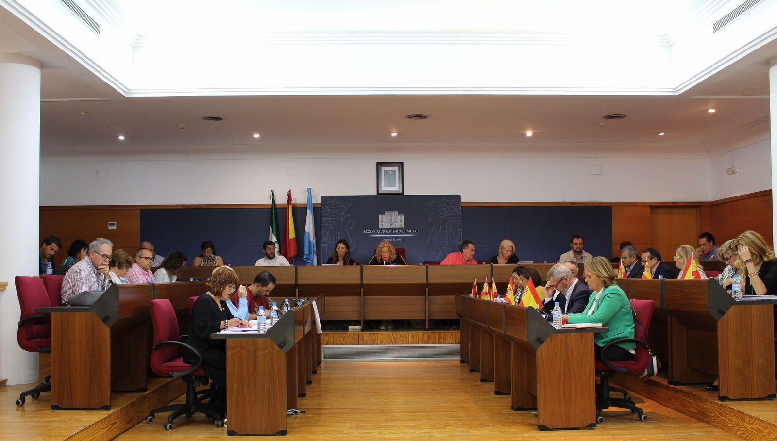 Foto de archivo de una sesión del Pleno del Ayuntamiento de Motril
