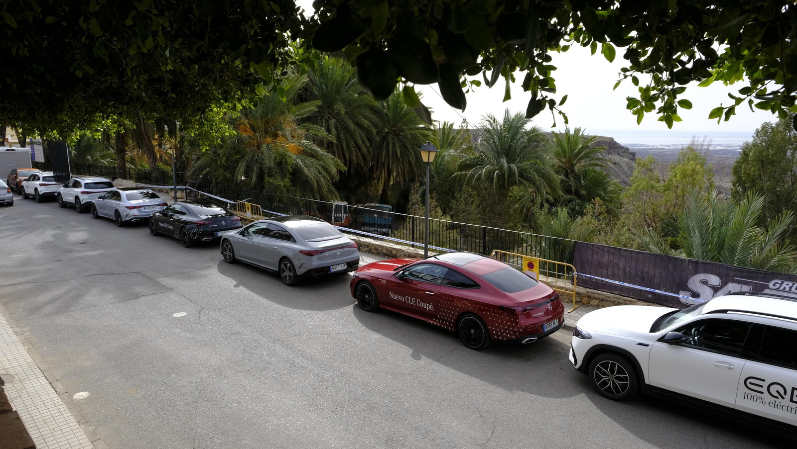 imágenes de la presentación de los nuevos Mercedes-Benz eléctricos, en SAVERES Huércal de Almería