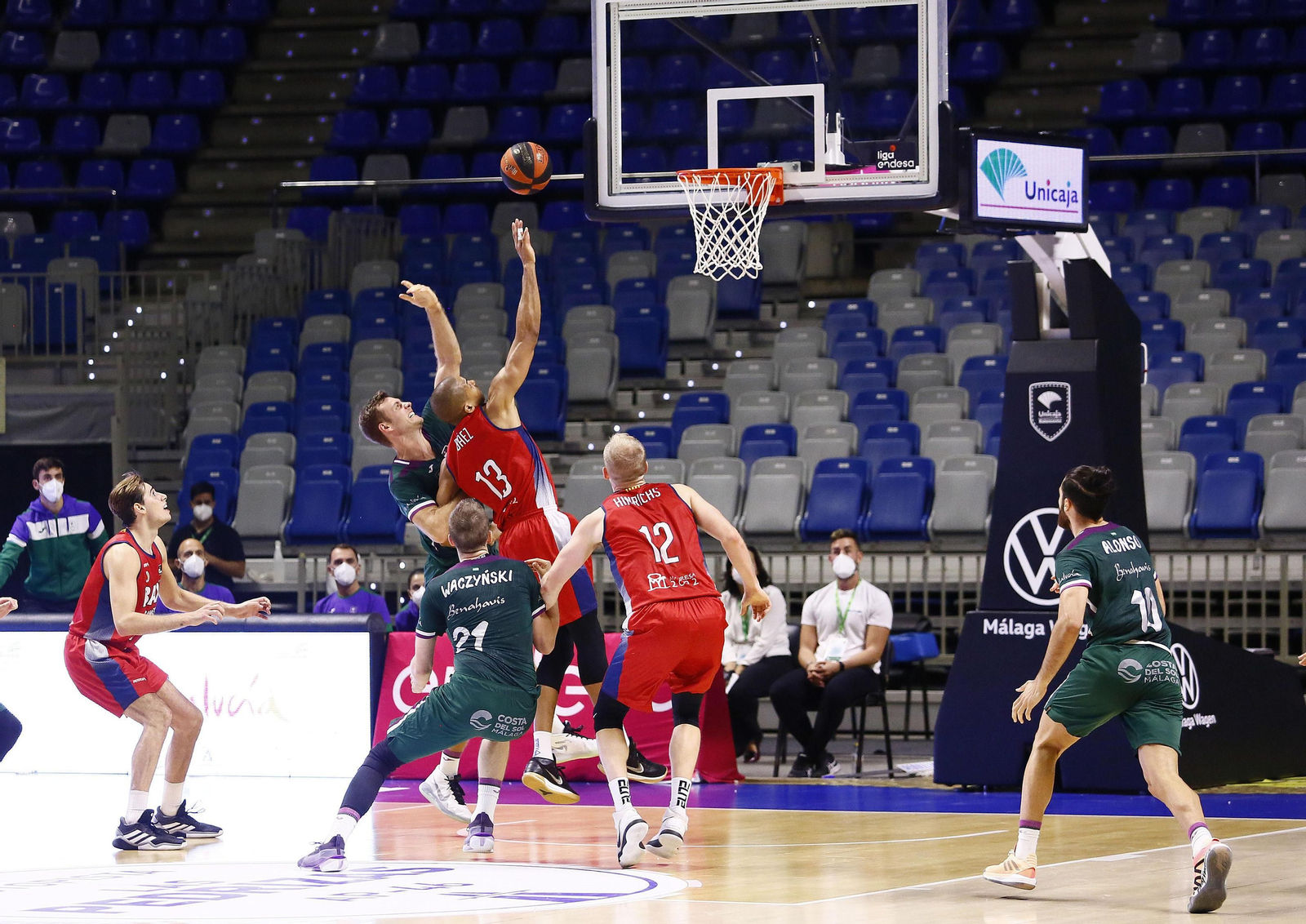 Los cinco años de Adam Waczynski en el Unicaja, en fotos