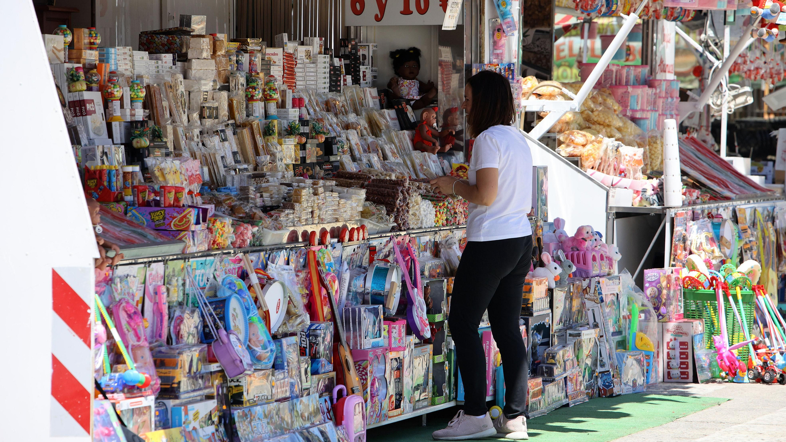 Imágenes del ambiente el miércoles en la Feria de Jerez 2024