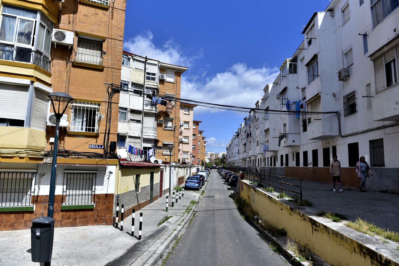 Una vista de la barriada Madre de Dios, calle Grulla.