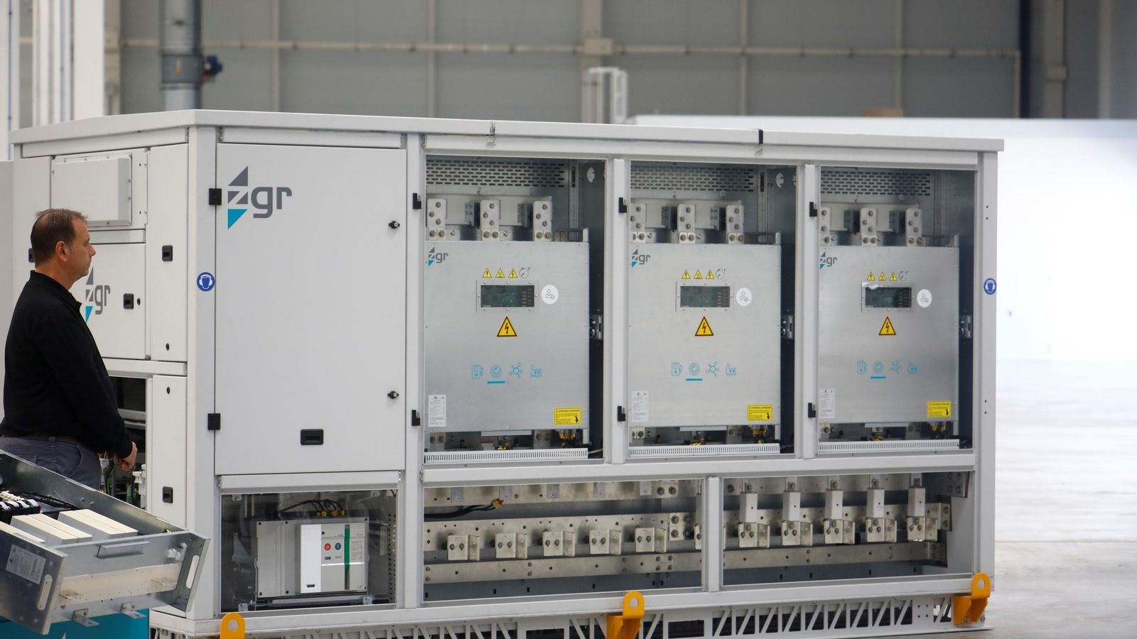 El primer dispositivo fabricado por Zigor en Córdoba.