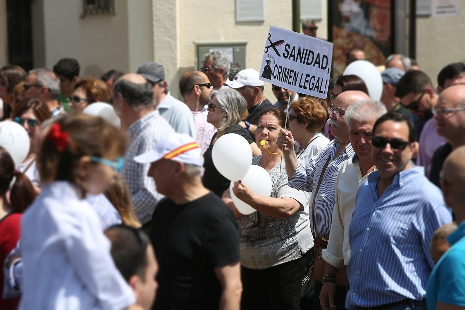 Las Imágenes de la Manifestación por una Sanidad Digna
