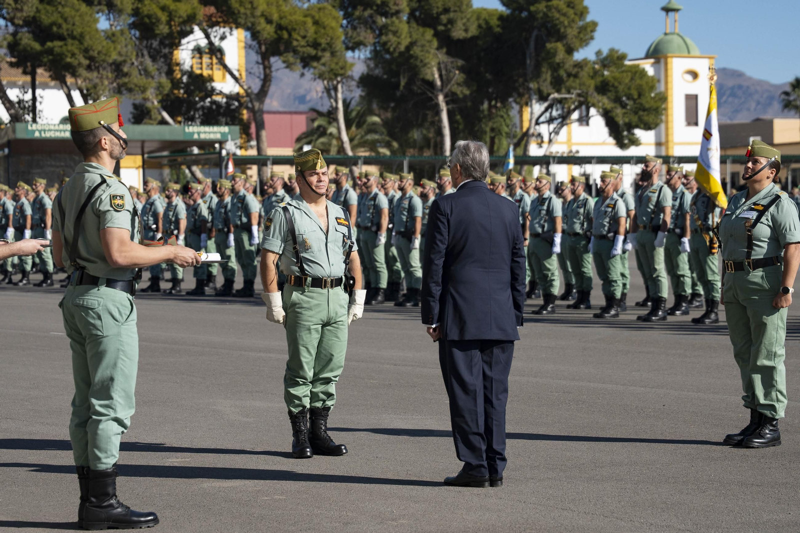 Así conmemora el día de la Inmaculada Concepción la Brigada de la Legión en Almería y despide al contingente que parte a Eslovaquia