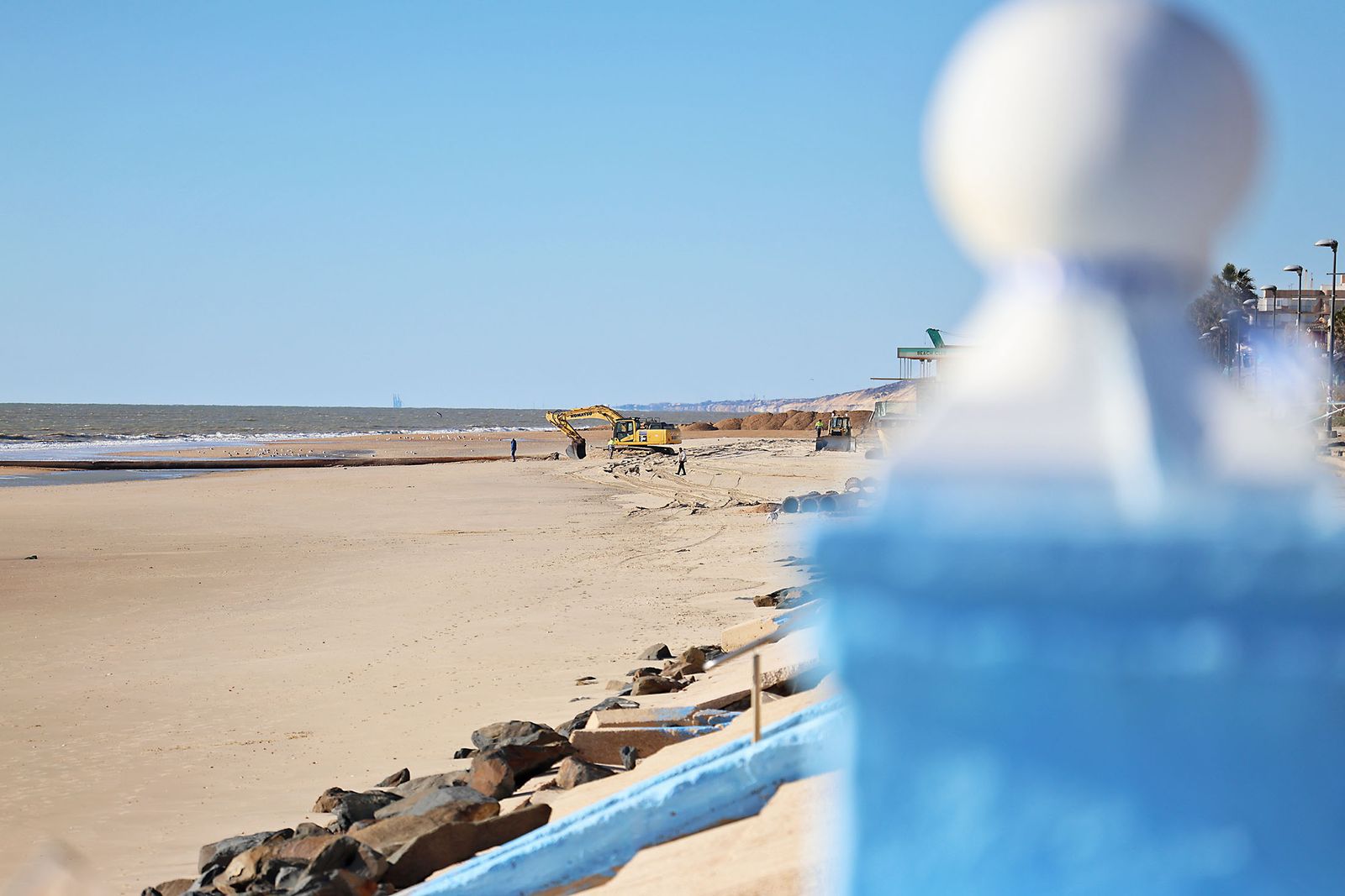 Las dramáticas fotografías del estado de las playas de Matalascañas tras el paso del temporal